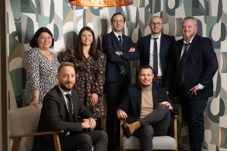 l'équipe de l'agence Infinity